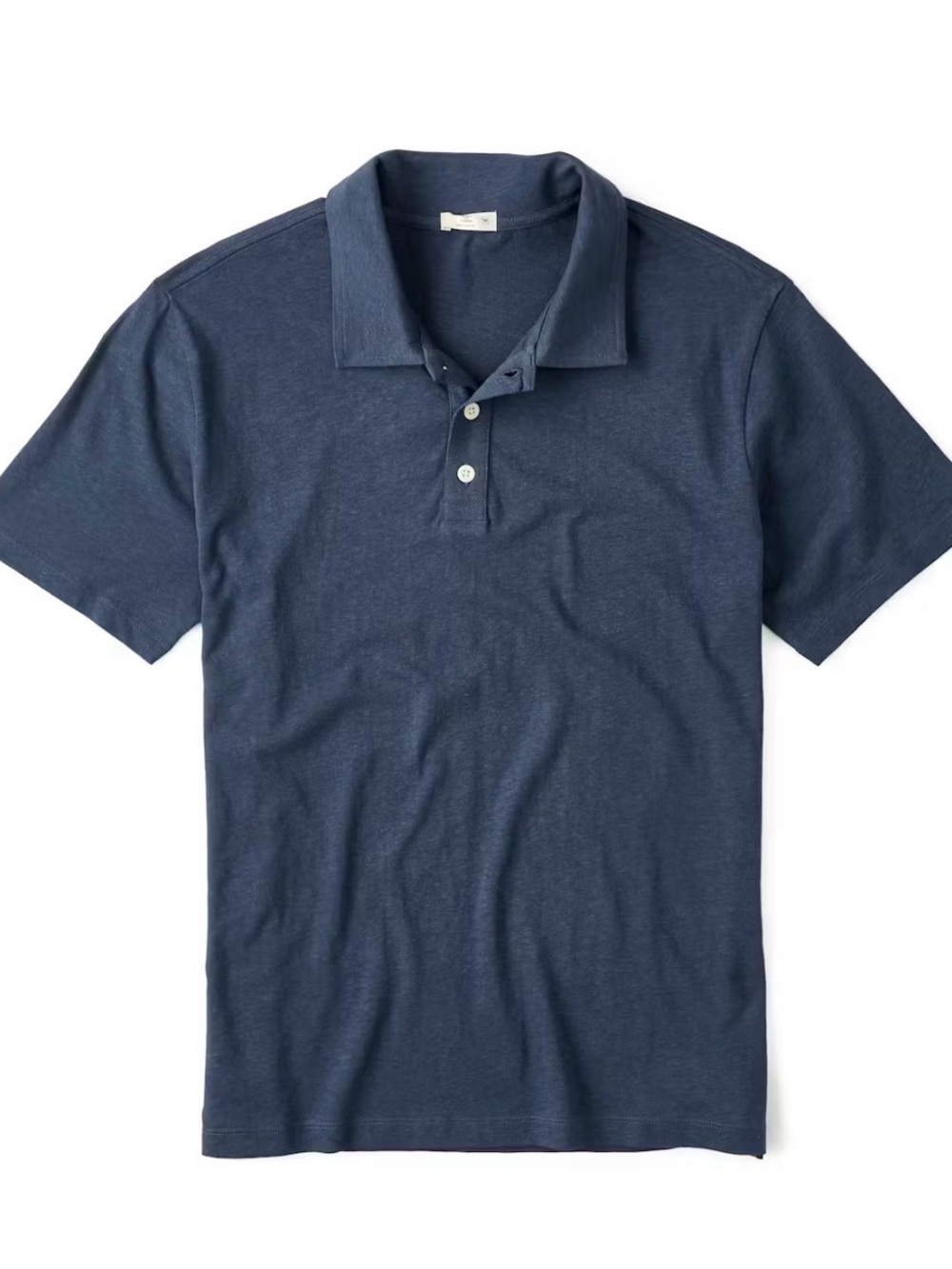 Huckberry Men's Polo in Navy Blue Flint and Tinder